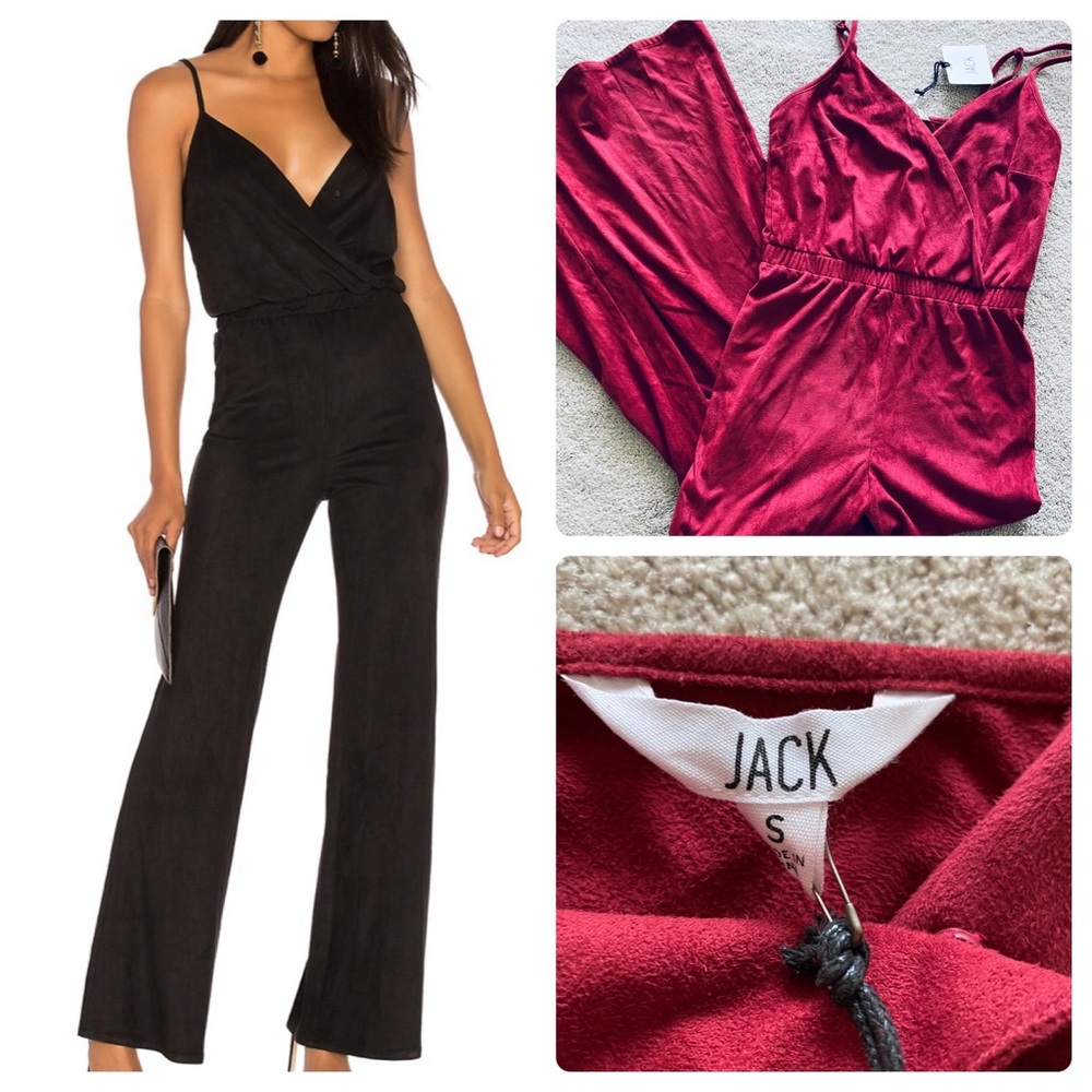 Jack by bb Dakota Gertrude jumpsuit sz Small burgundy color